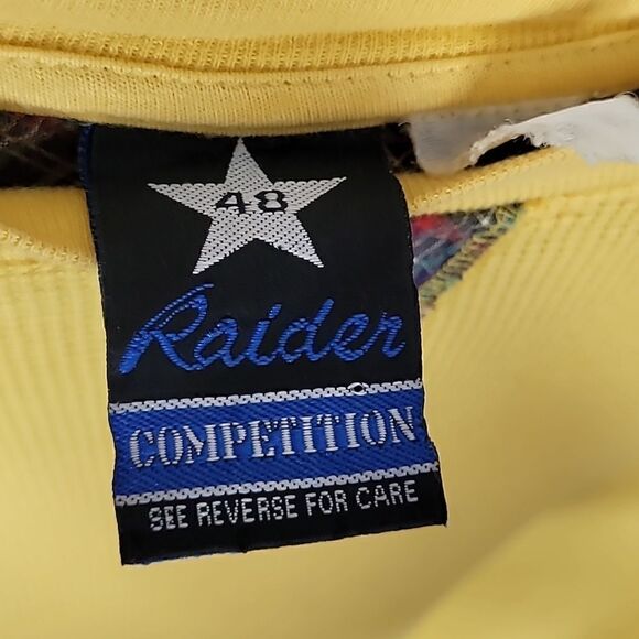 Vintage Raider Competition Thermal w/ Plaid Trim Size 48 - Picture 9 of 12